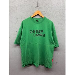 Vampire Weekend Keep To Smile T-shirt Men's Size XL/2XL Green Short Sleeve